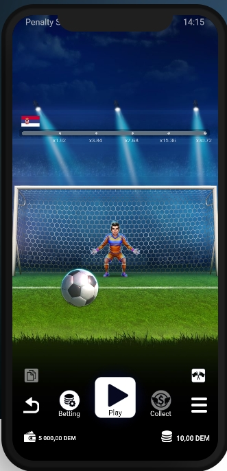 игра пенальти на деньги скачать